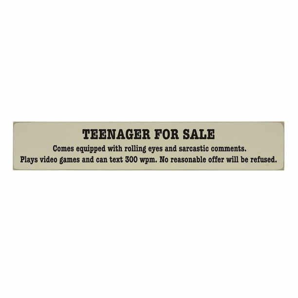 New Plastic Sign Teenagers Act Now Funny Sarcastic Room Home Bar Decor Teen New Plastic Sign Teenagers Act Now Funny Sarcastic Room Home Bar Decor Teen